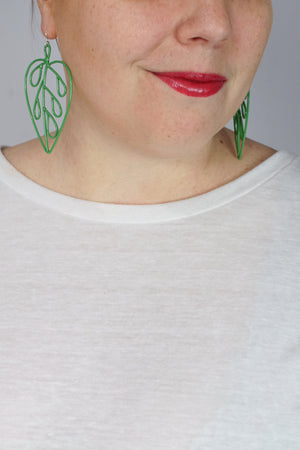 Ada Earrings in Fresh Green