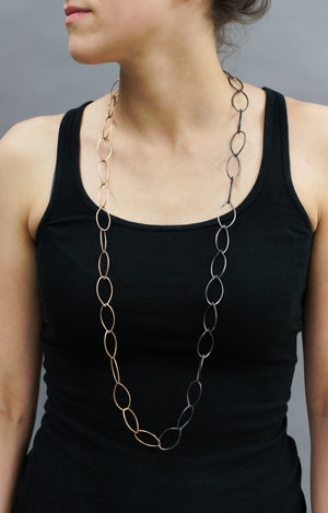 two-tone Alice necklace - Shift Collection