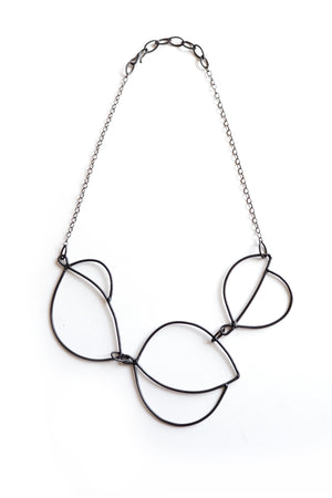Embiller Necklace in steel, silver, or bronze