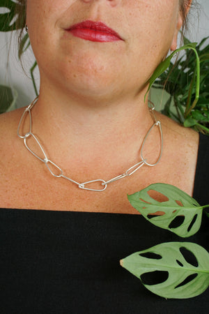 Midi Modular Necklace No. 2 in silver
