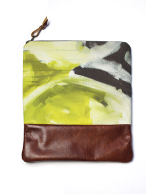 Reflections foldover clutch