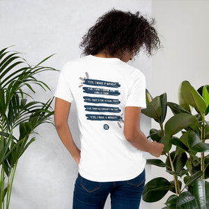 I am an artist "yes" and "no" t-shirt (website version)