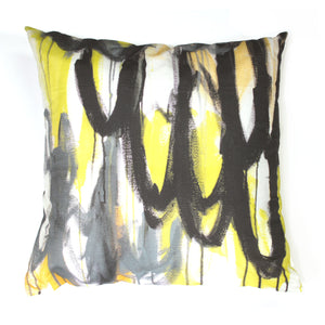 Wings Pillow in yellow