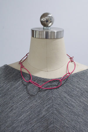 Modular Necklace in Magenta and Red - sample sale