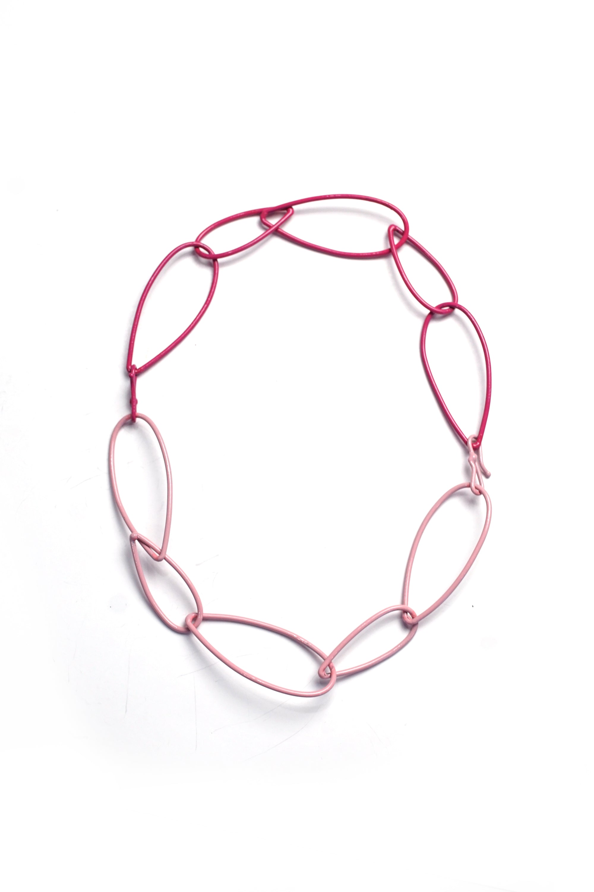 Modular Necklace in Pink and Magenta - sample sale