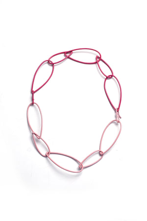 Modular Necklace in Pink and Magenta - sample sale