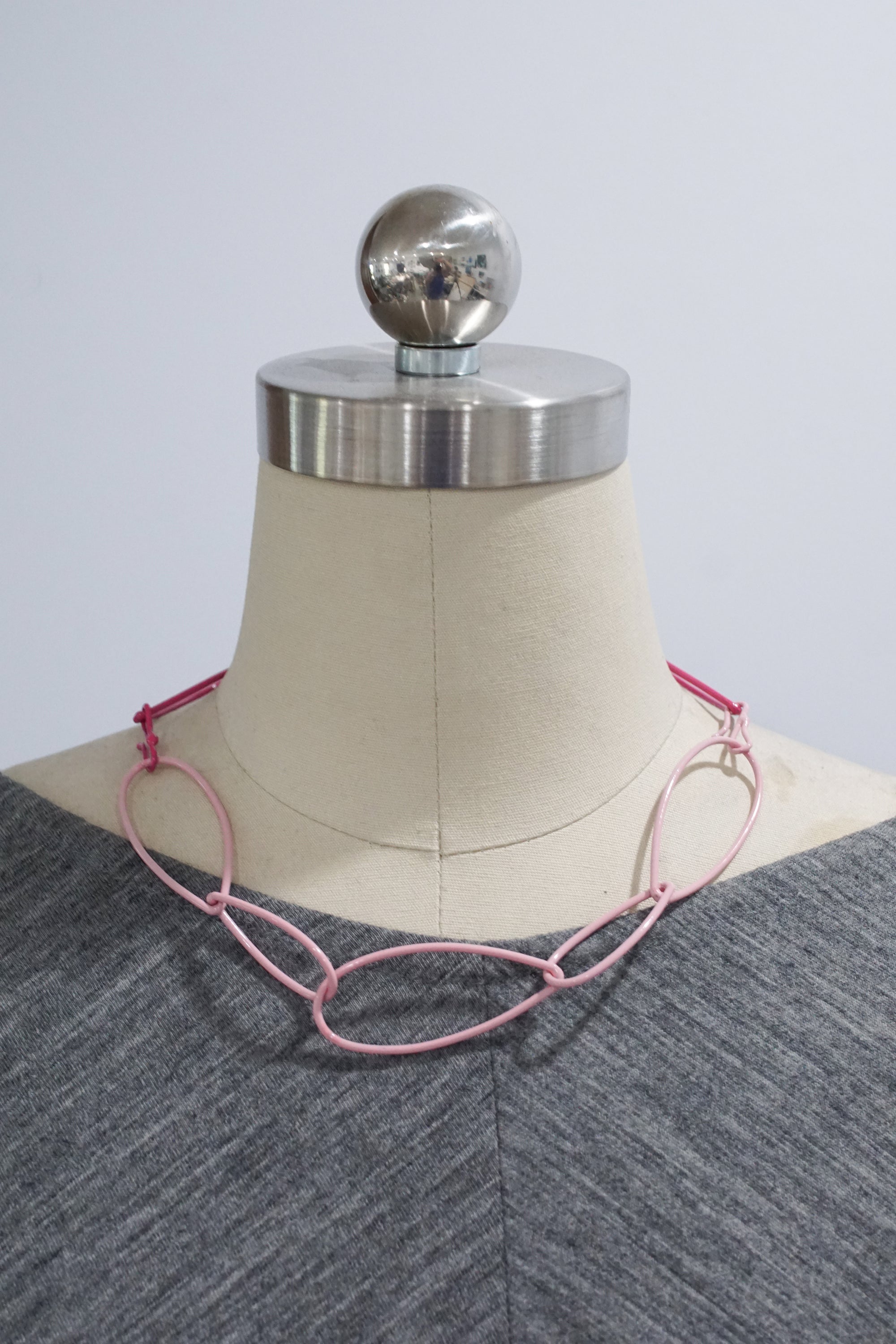 Modular Necklace in Pink and Magenta - sample sale
