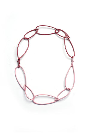 Modular Necklace in Pink and Red - sample sale
