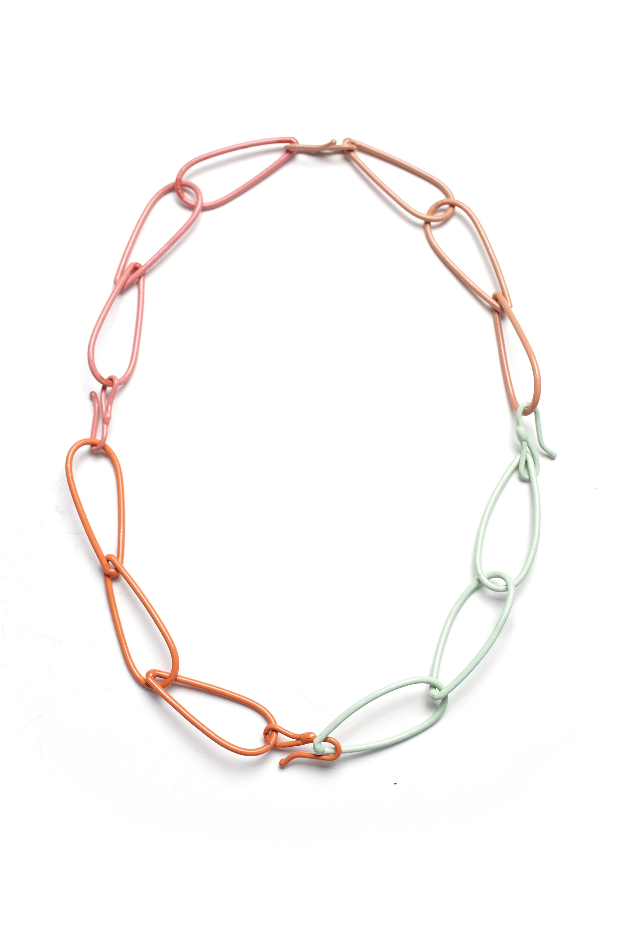Modular Necklace in Pink and Green - sample sale