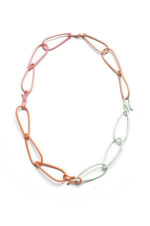 Modular Necklace in Pink and Green - sample sale