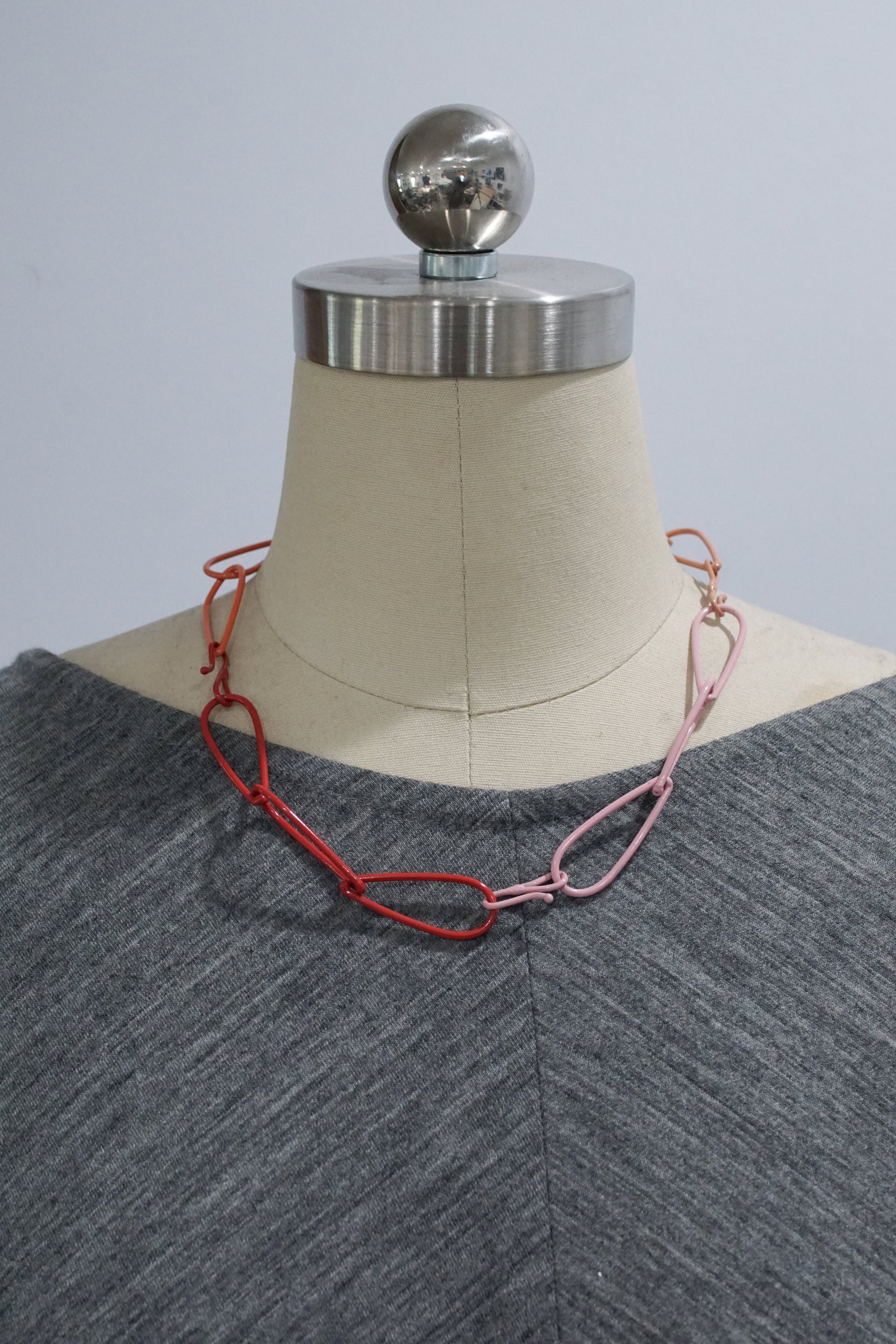 Modular Necklace in Pink and Red - sample sale