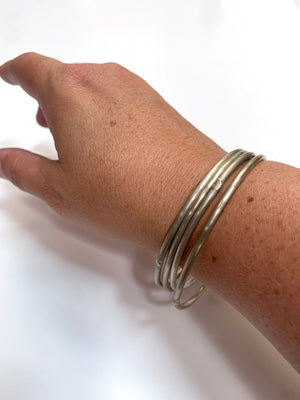 Silver Evident bangle - sample sale