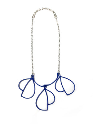 Trivolo Necklace in Electric Blue