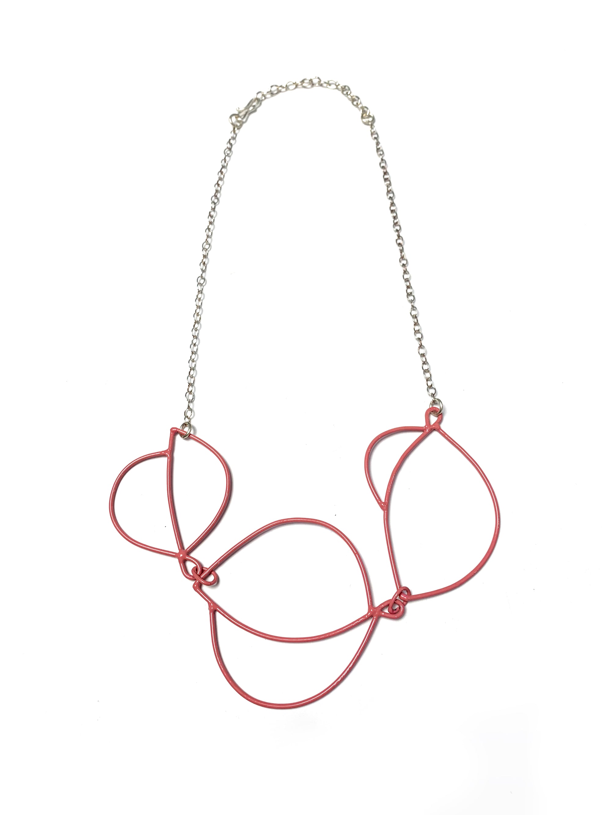 Embiller Necklace in Light Raspberry