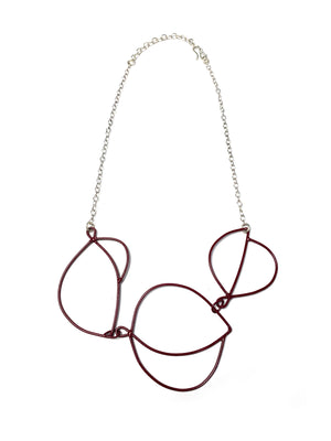 Embiller Necklace in Lush Burgundy - sample sale