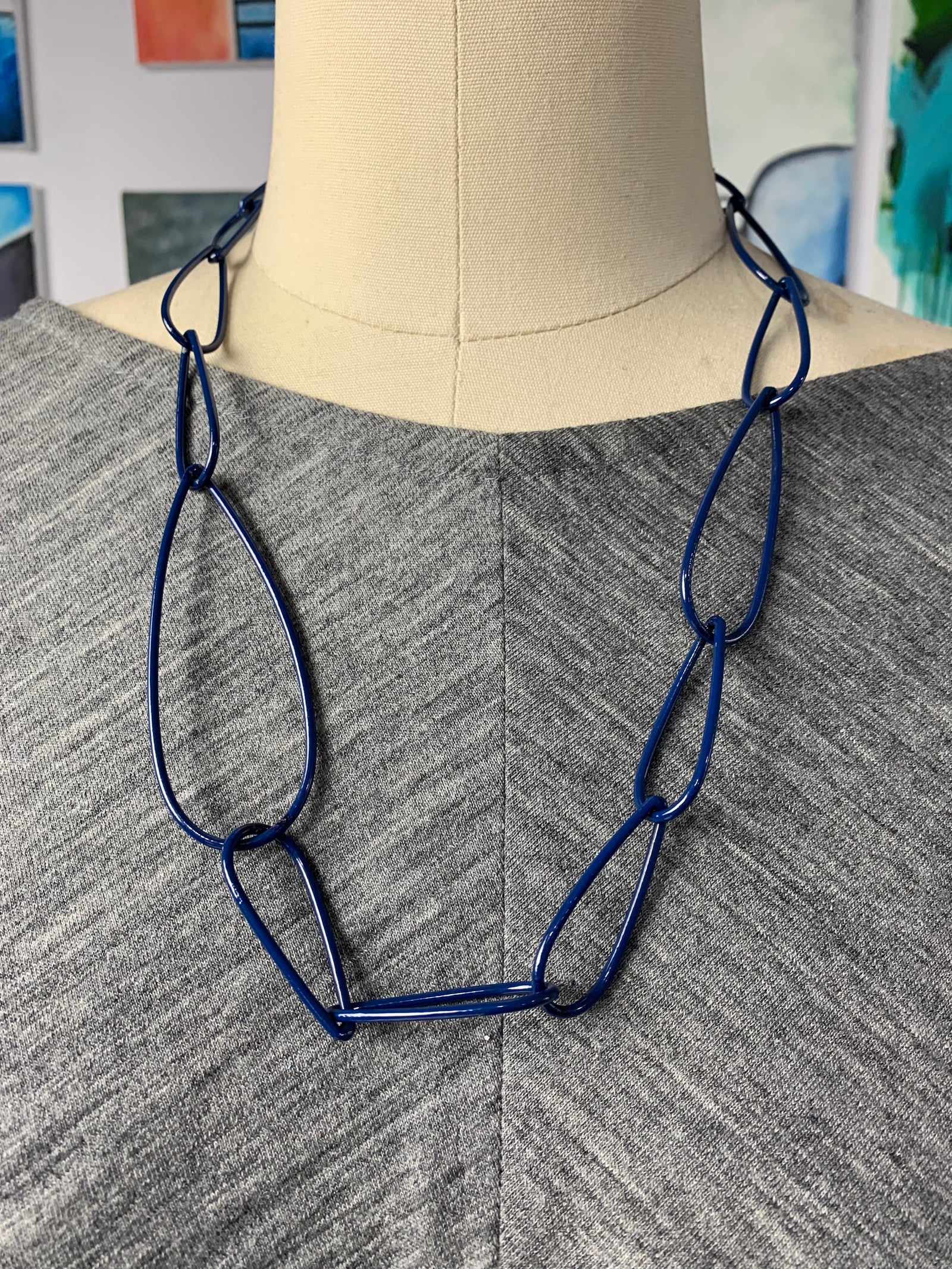 Modular Necklace No. 4 in Blue Sapphire - sample sale