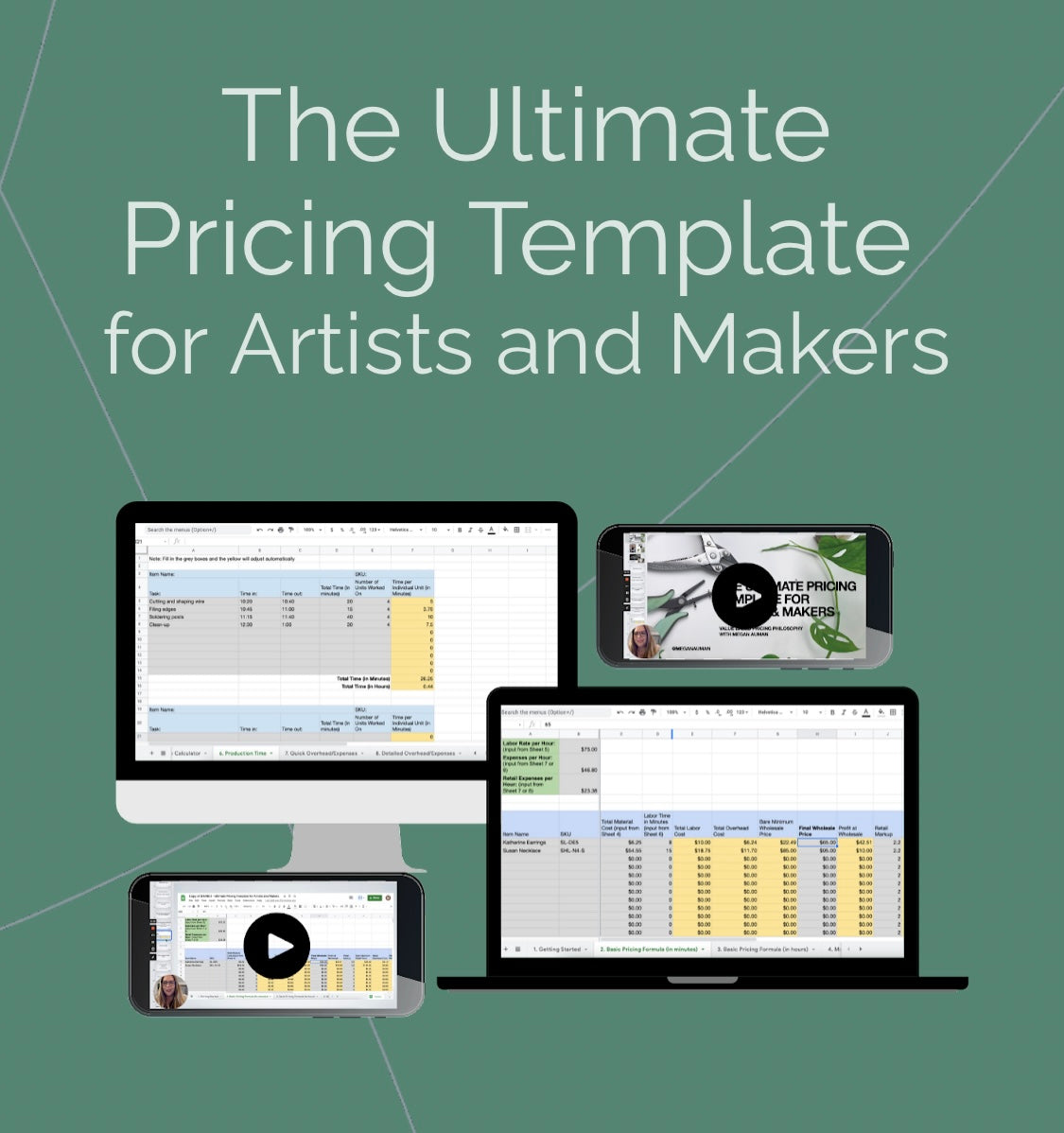 The Ultimate Pricing Template for Artists and Makers