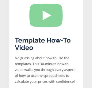 The Ultimate Pricing Template for Artists and Makers
