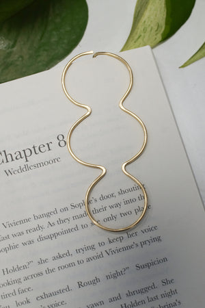 Asti Modern Brass Bookmark