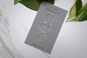Asti Modern Brass Bookmark
