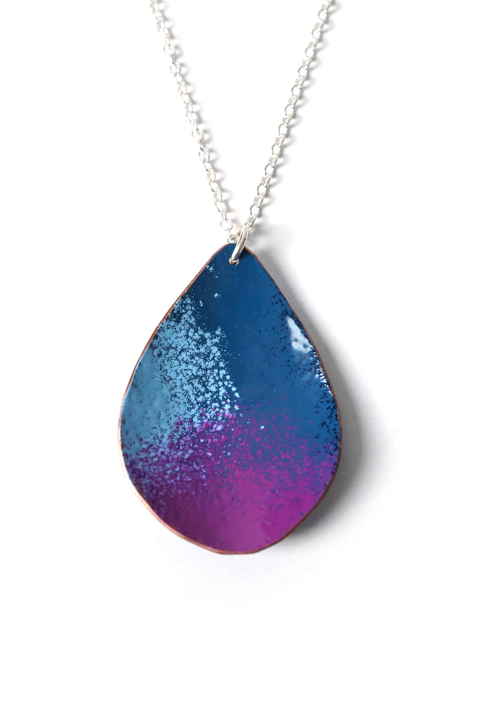 Chroma Pendant in Azure Blue, Light Blue, and Radiant Orchid