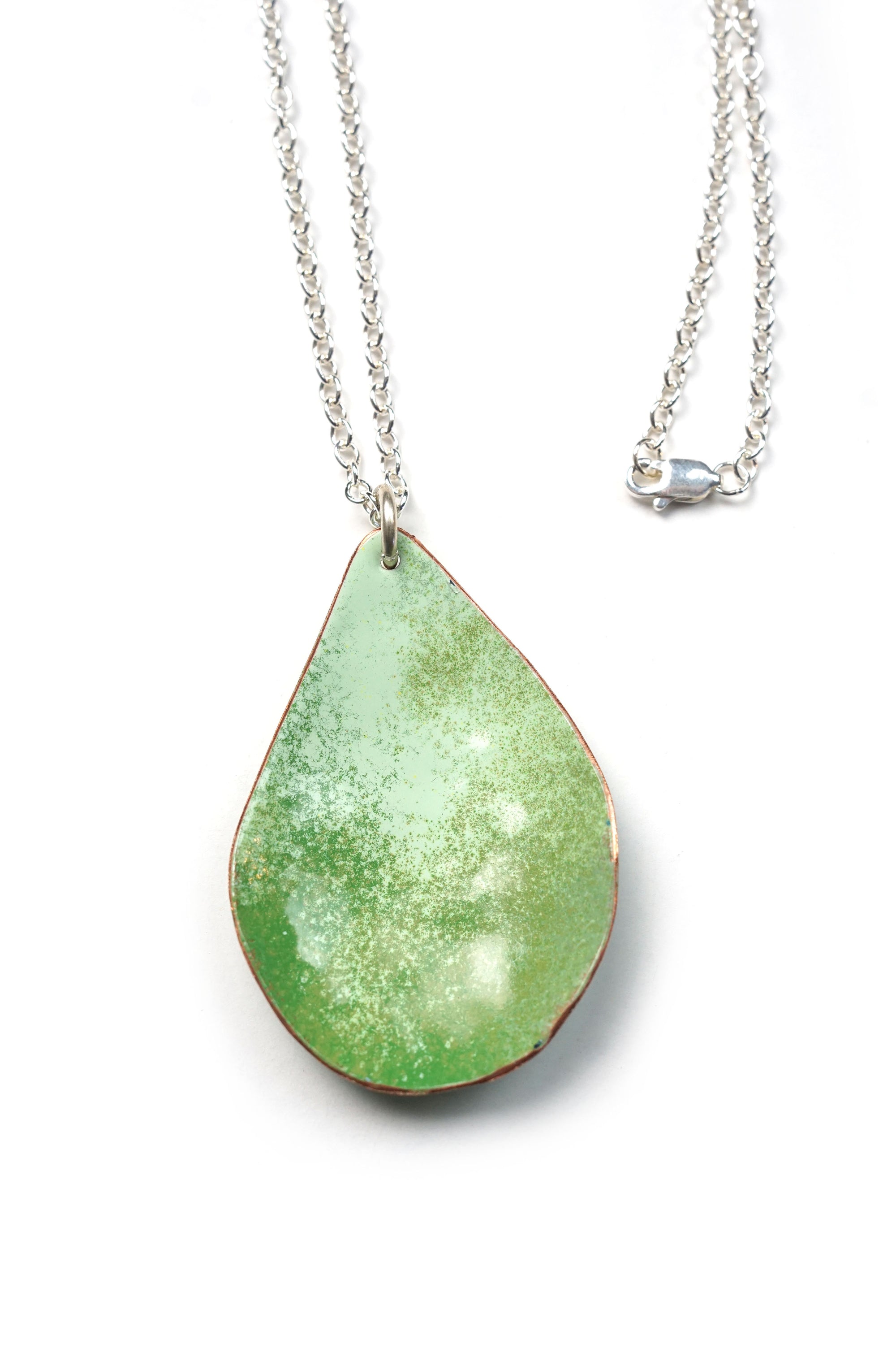 Chroma Pendant in Soft Mint and Fresh Green