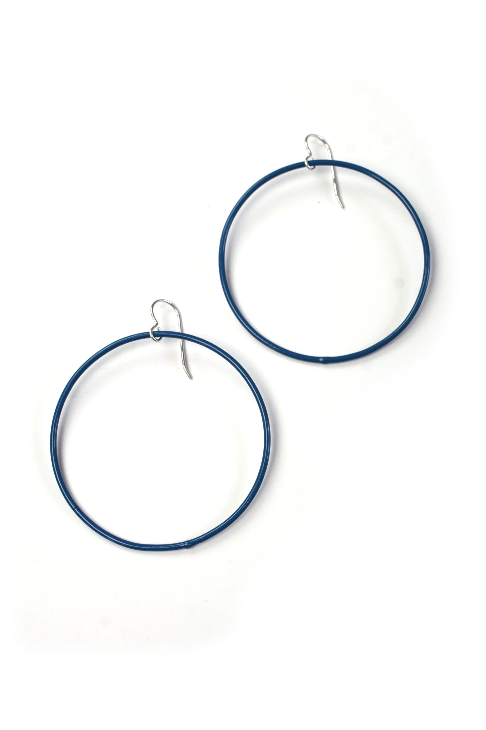 Large Evident Earrings in Azure Blue - sample sale