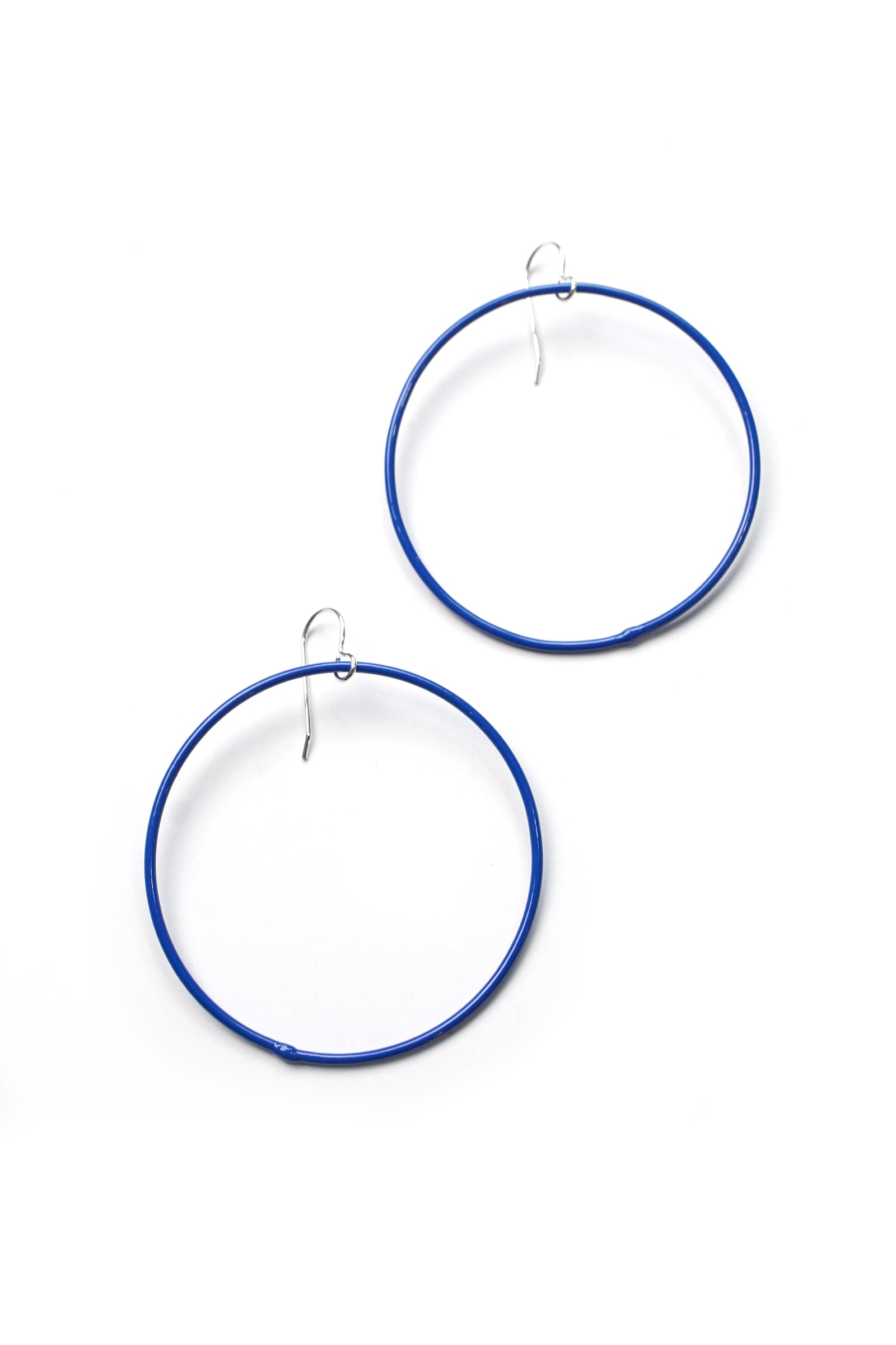 Large Evident Earrings in Electric Blue - sample sale