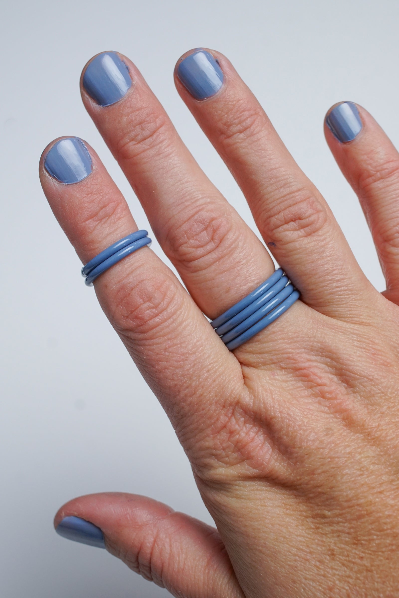 Stacking Ring in Lavender Grey