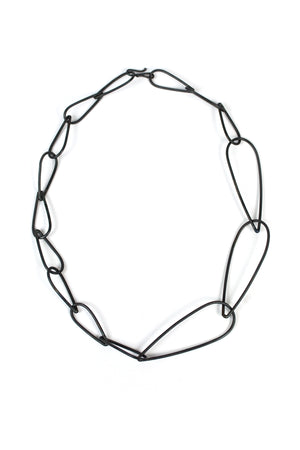 Midi Modular Necklace No. 3 in steel - sample sale