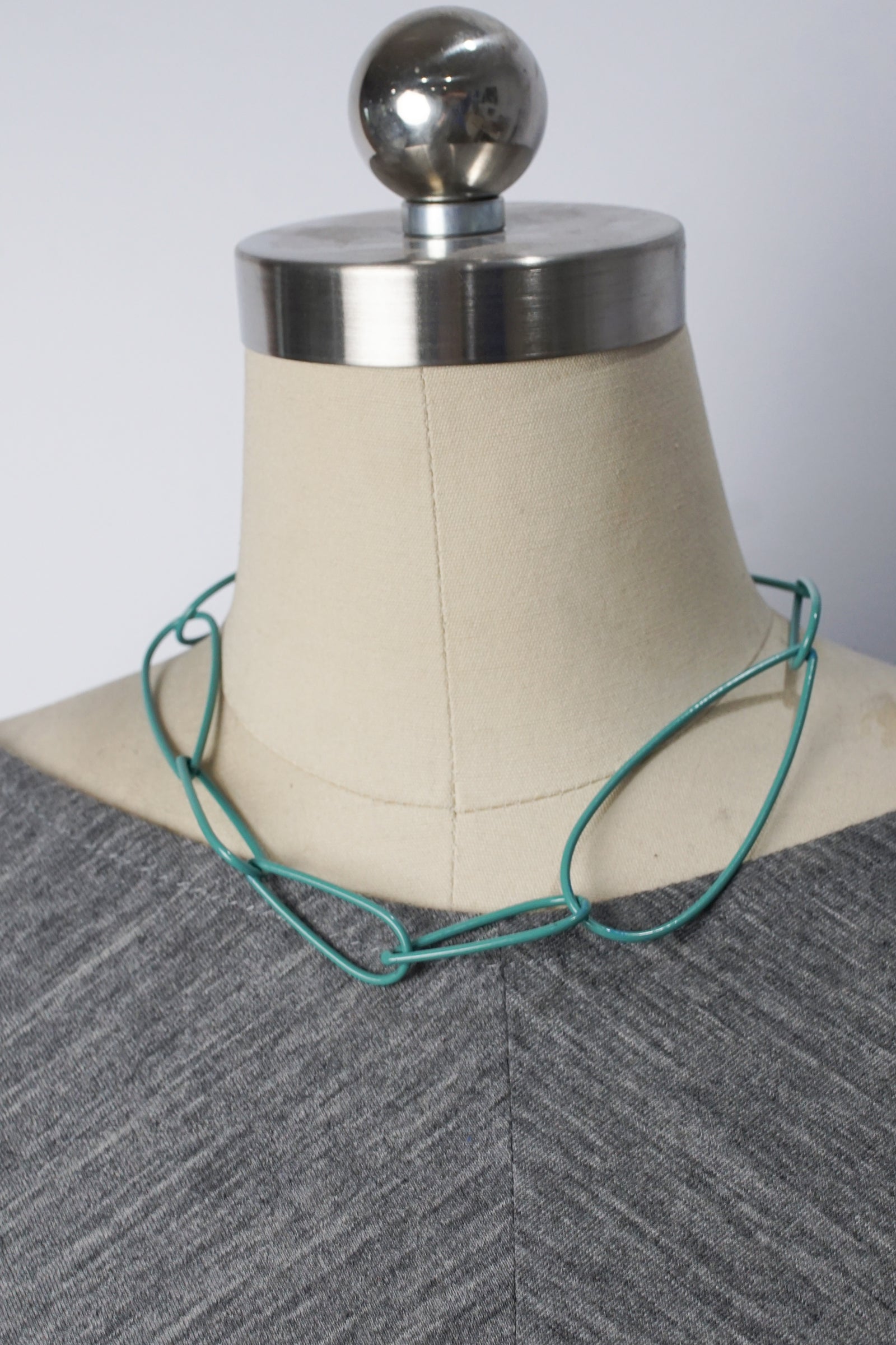 Modular Necklace No. 2 in Dark Mint