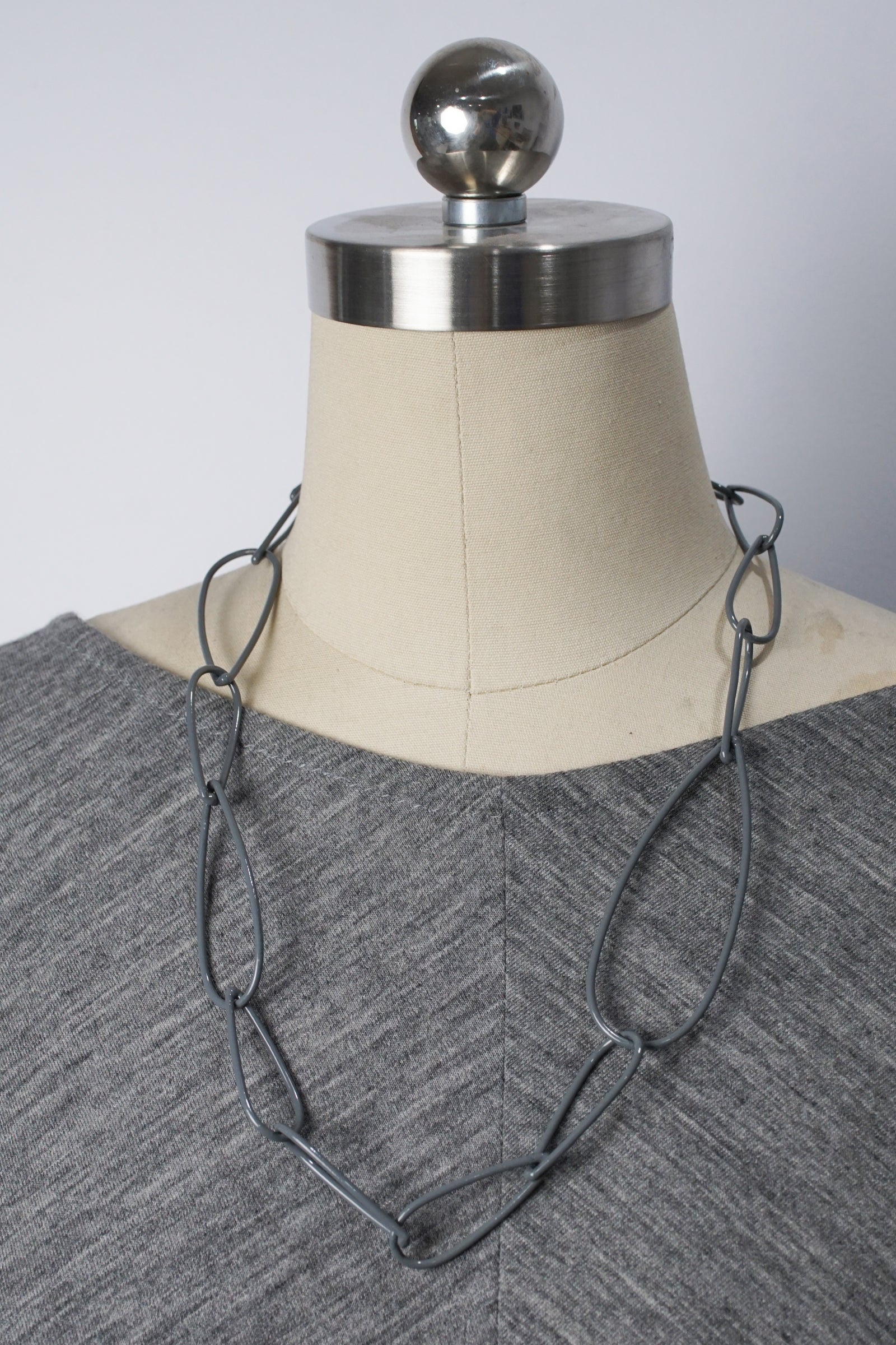 Modular Necklace No. 4 in Storm Grey