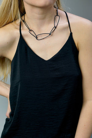 Modular Necklace No. 1 in steel - sample sale