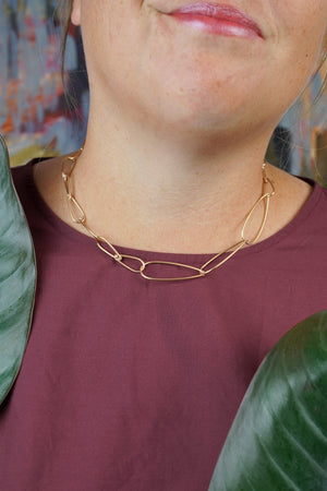 Petite Modular Necklace No. 3 in bronze - sample sale