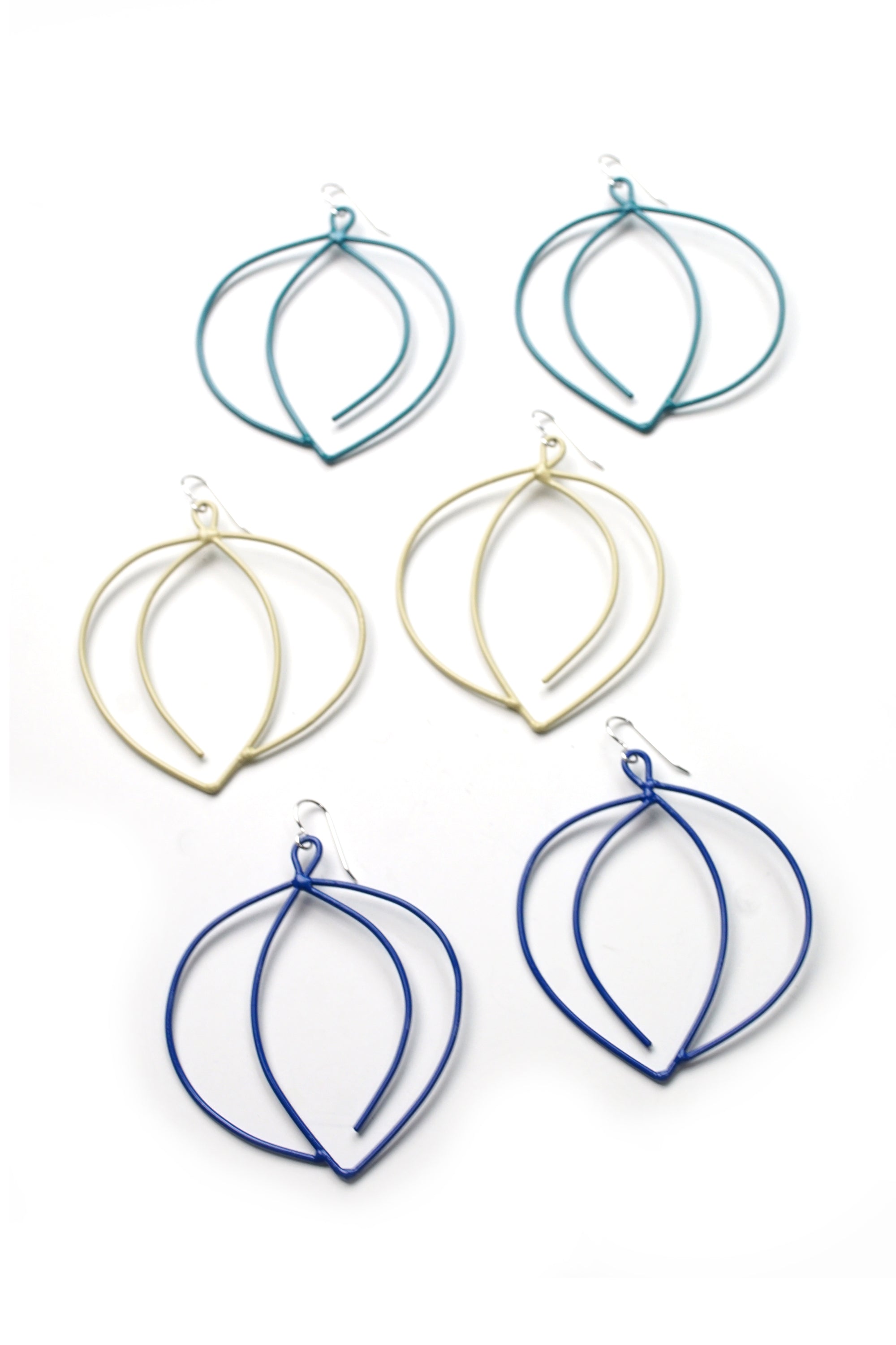Tete Statement Earrings in Color