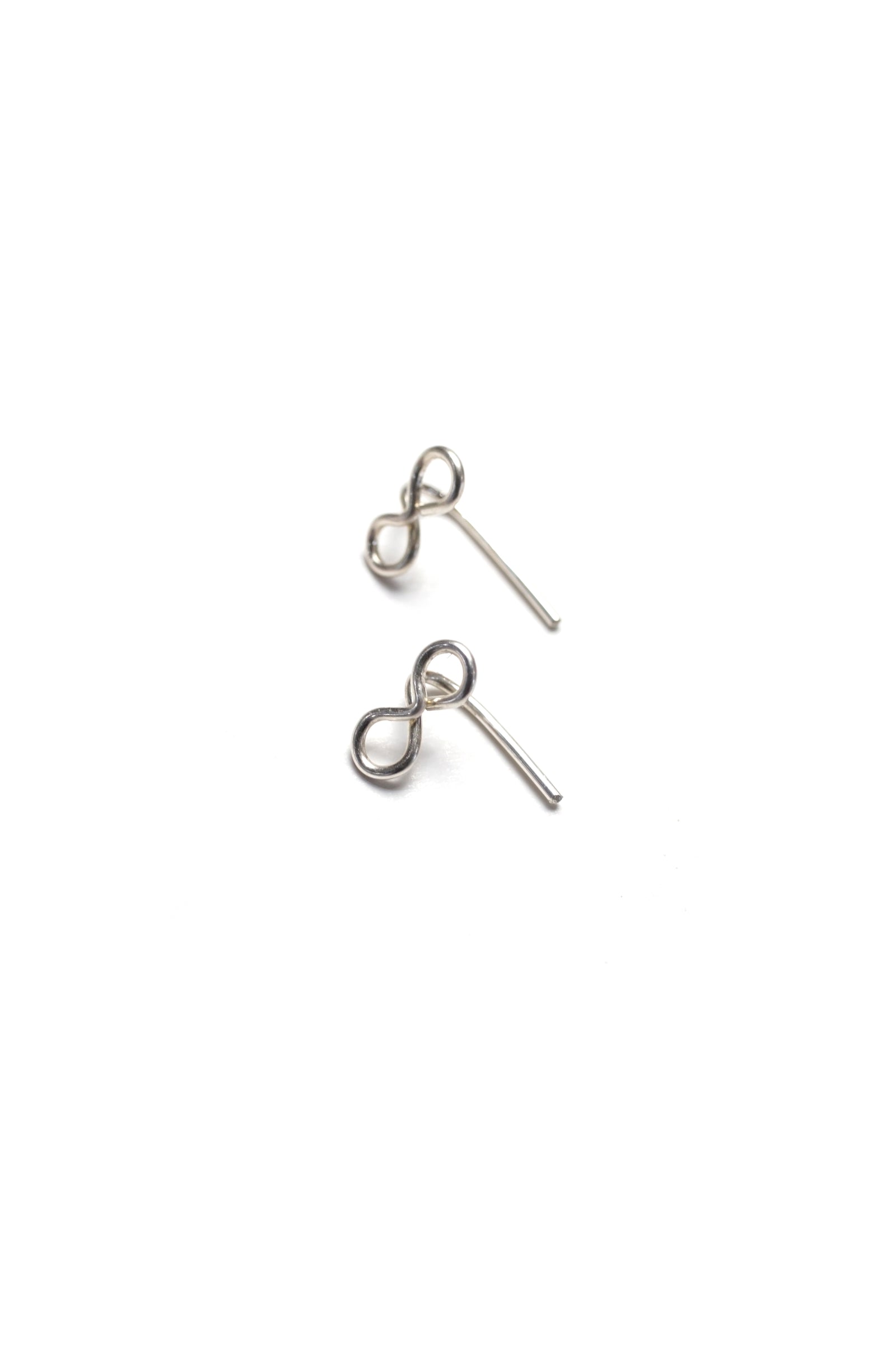 Tiny Infinity Threader Earrings in silver or gold-filled