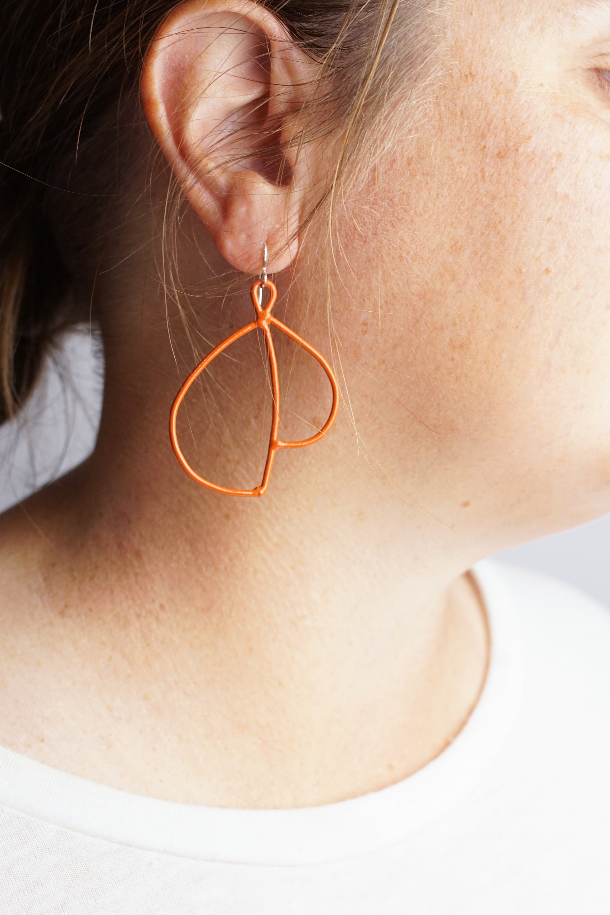 Volo Earrings in Burnt Orange