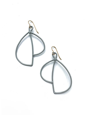 Volo Earrings in Stone Grey - sample sale
