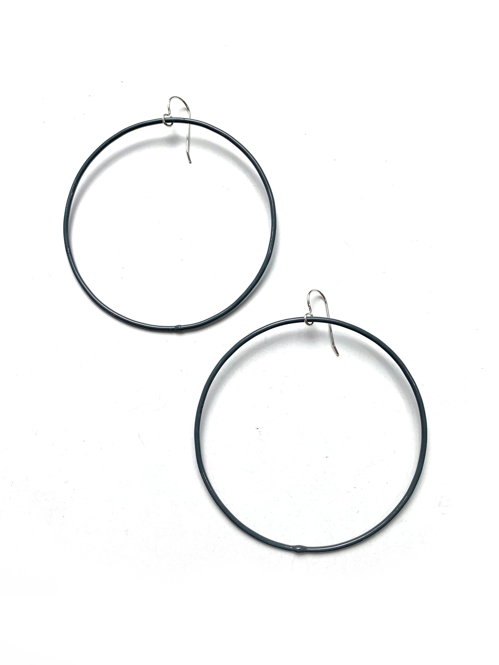 Extra Large Evident Earrings in Storm Grey - sample sale