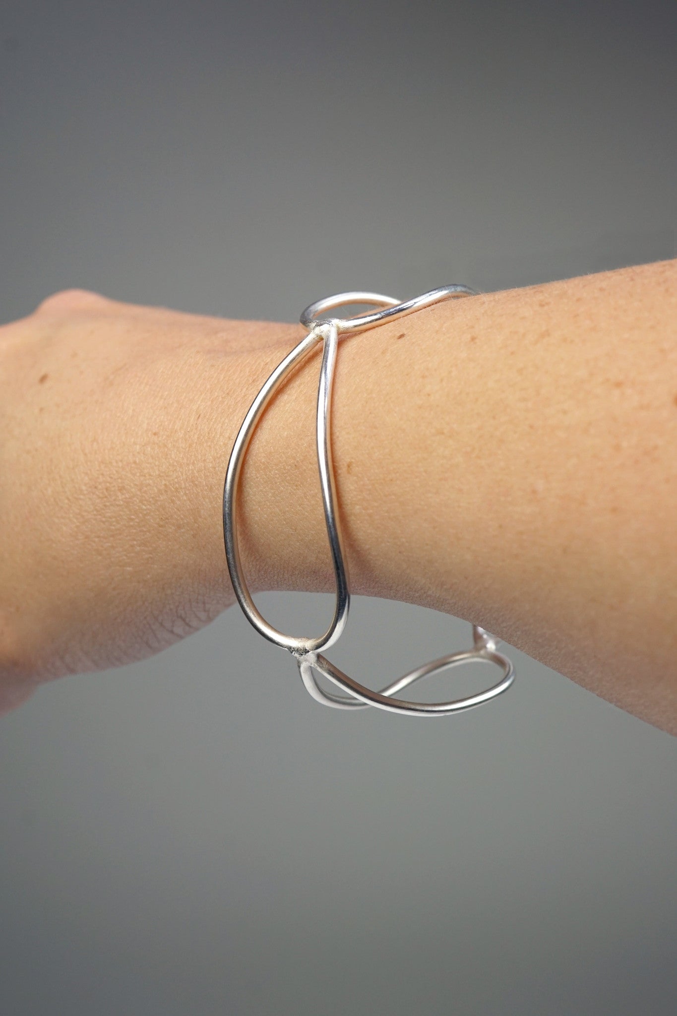 quadrant monument bracelet in silver