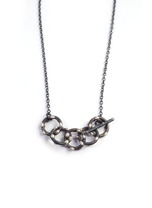 Vita Necklace - Silver on Steel