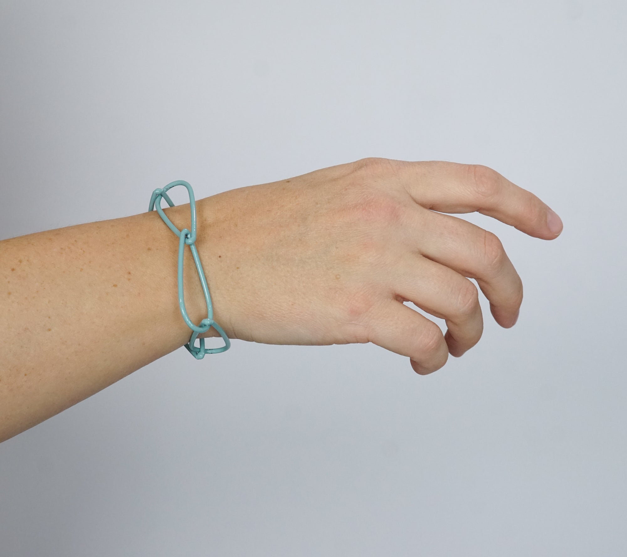 Modular Bracelet in Faded Teal - small