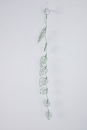 Ada Wrap Necklace / Wall Hanging in Pale Green