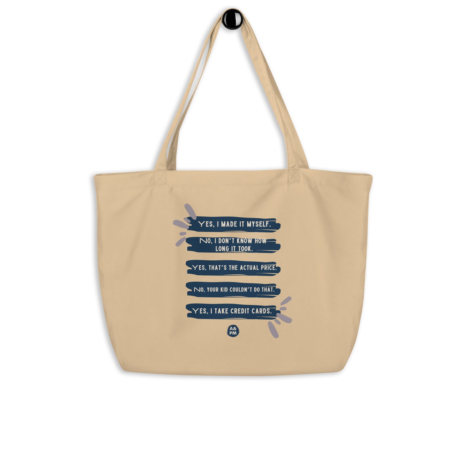 This is my art fair tote bag