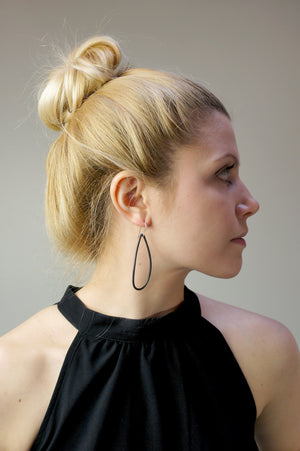 large petal earrings