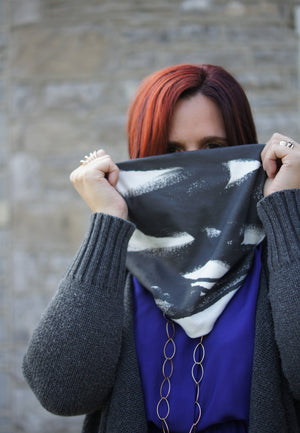 Magpie Infinity Scarf