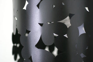 cluster leaf medium pendant lamp - matte black