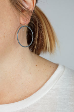 Medium Evident Earrings in Storm Grey