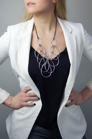 Melissa necklace in silver - sample sale
