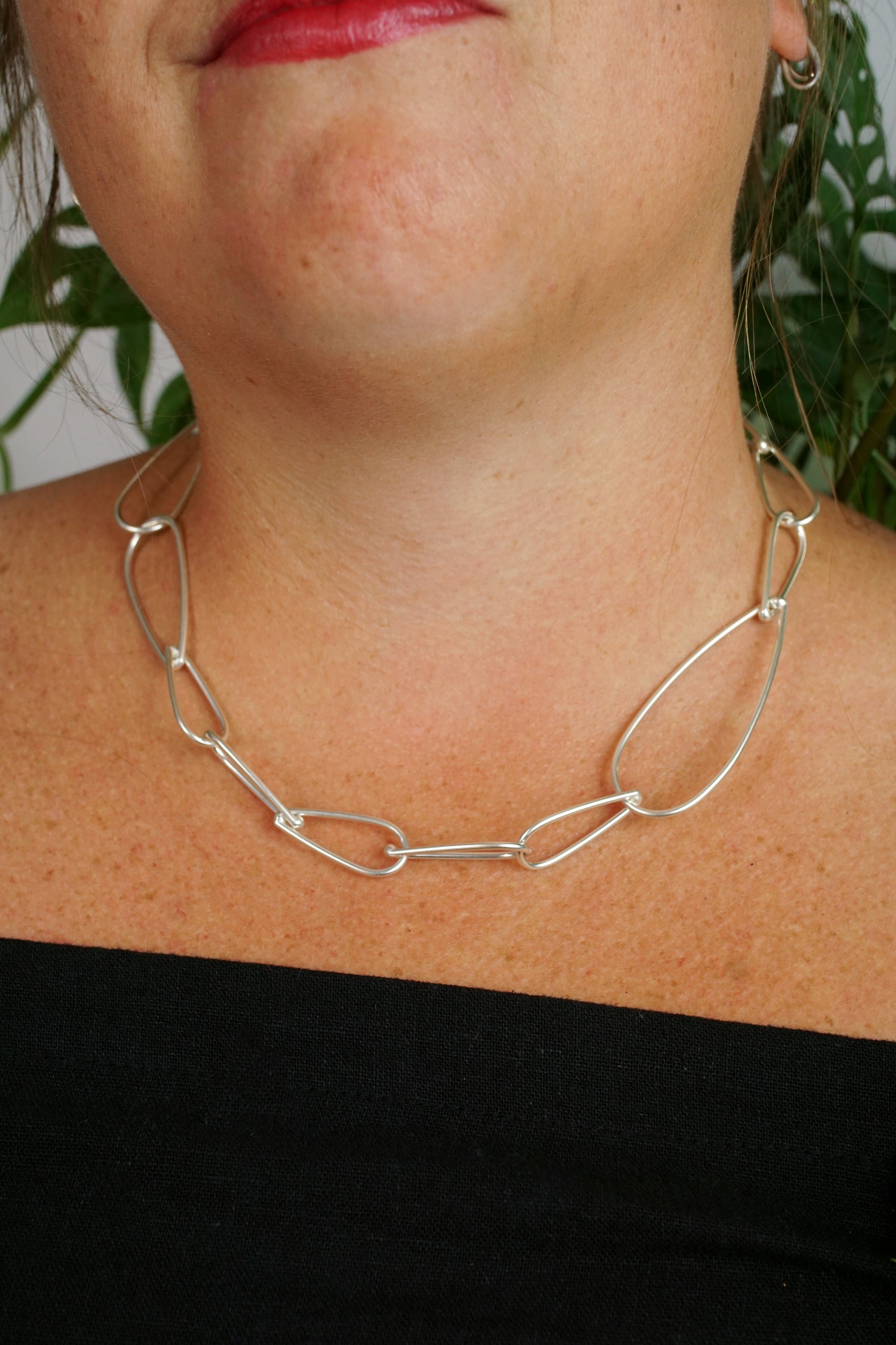 Midi Modular Necklace No. 2 in silver
